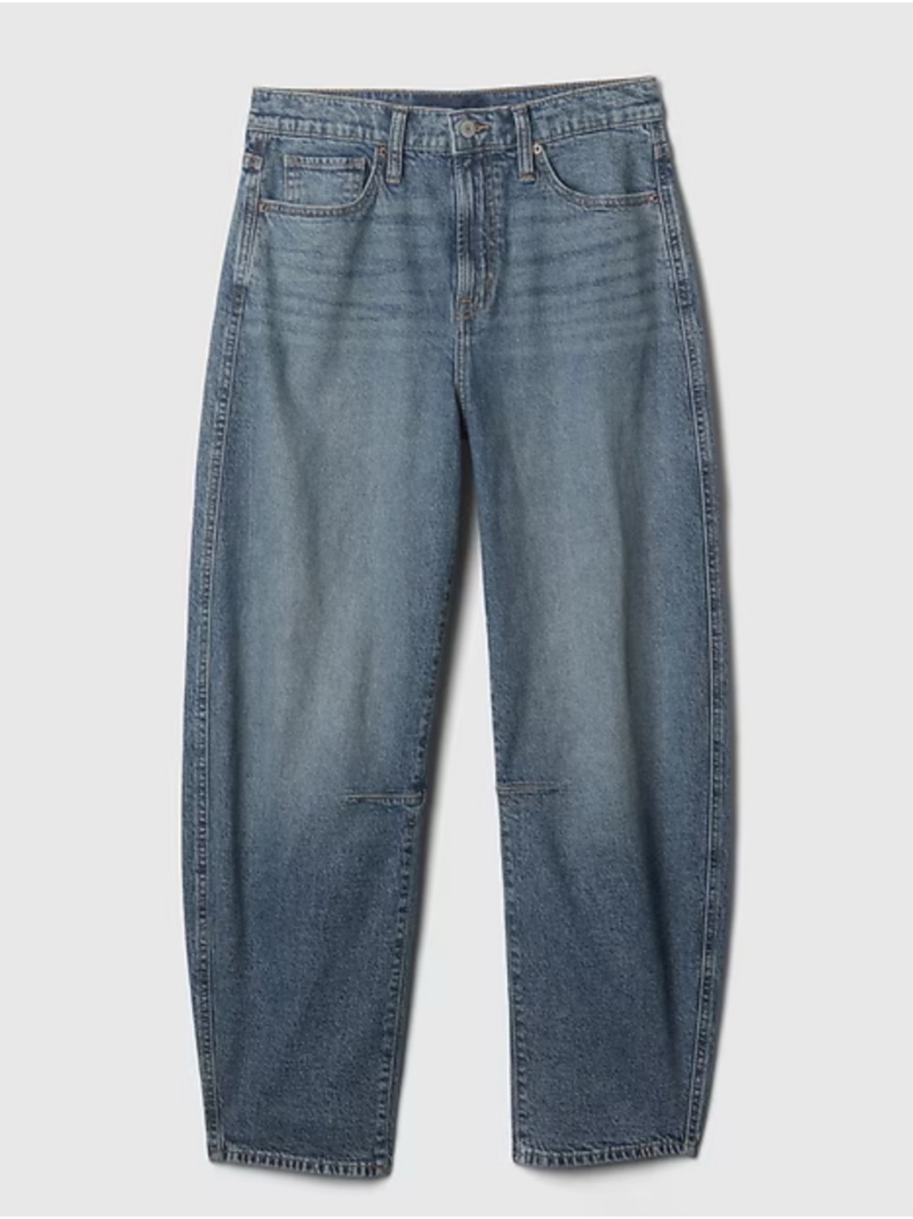 Women’s High-Rise Barrel Cut Jeans